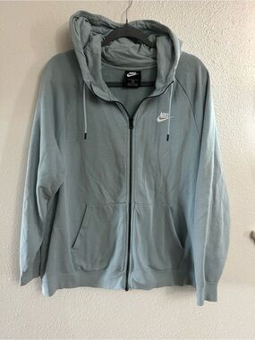Nike Sportswear Fleece Zip Up Hooded Sweatshirt Womens Size 1X
